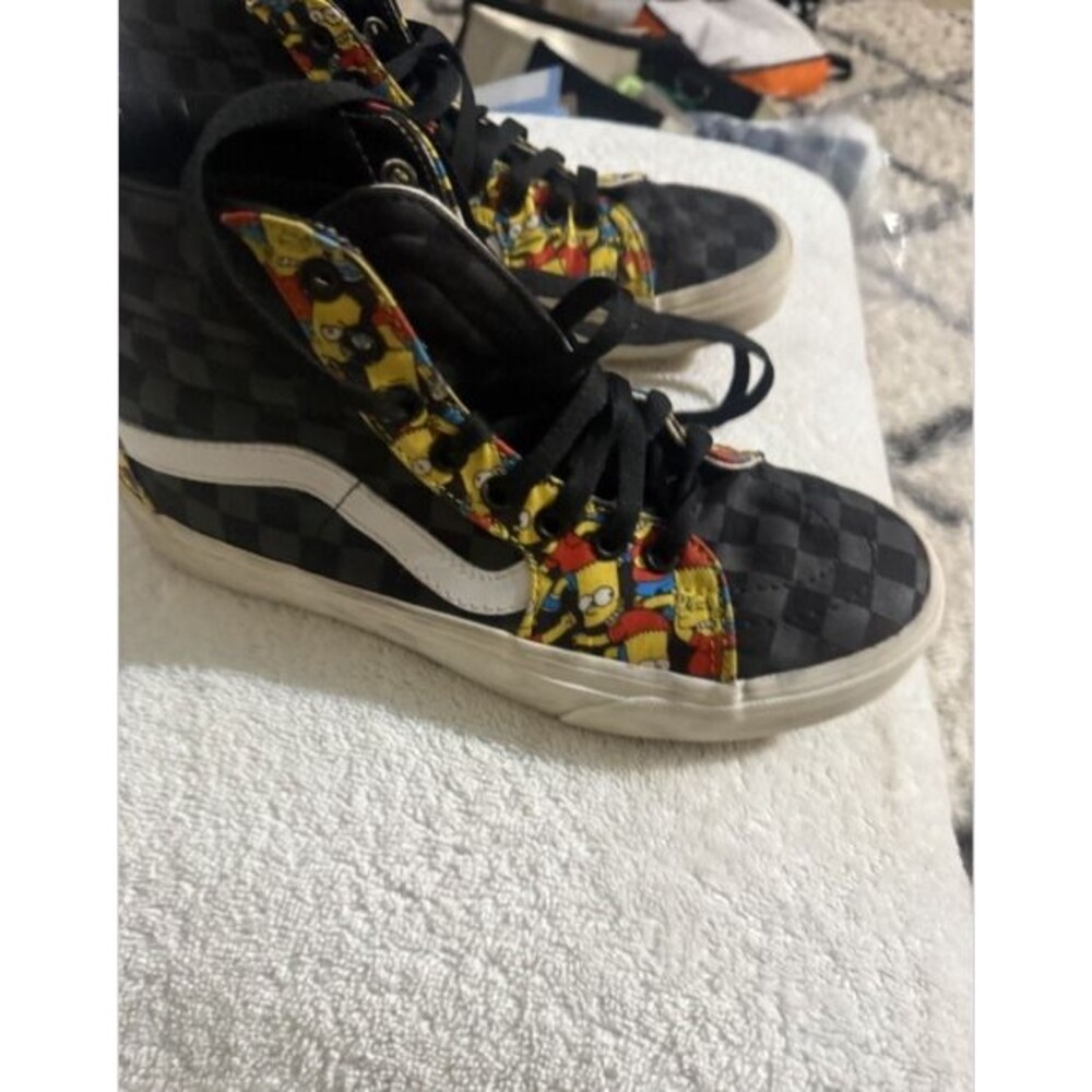 Vans X The Simpsons Sk8-Hi Simpsons Family 1987-2020 Shoes Size 6M,7.5W Rare